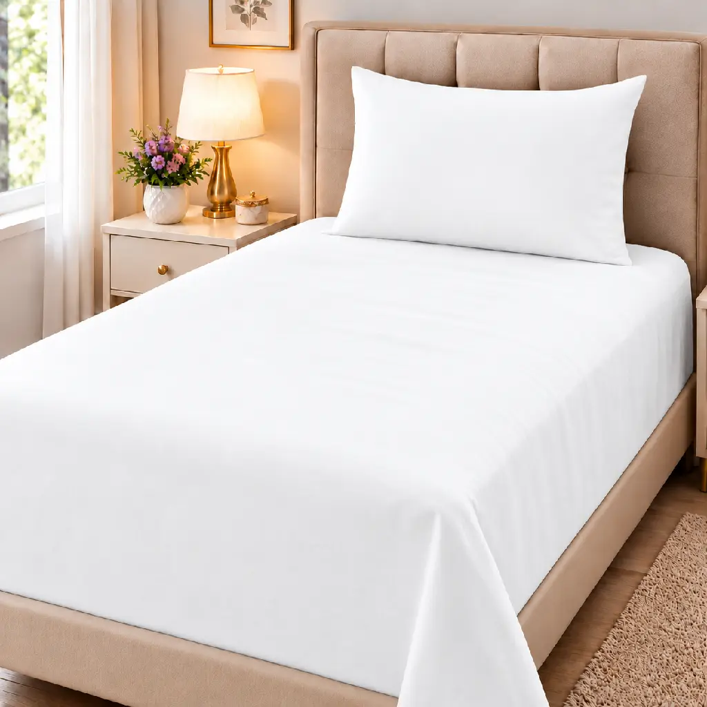 Bright White Bedding in a Cozy Bedroom.webp