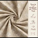 Luxury Beige Damask Bedsheet Advertisement.webp