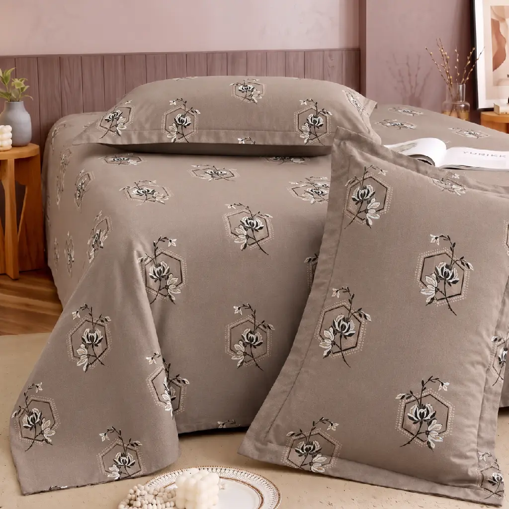 Taupe Floral Hexagon Bedroom Retreat (1).webp